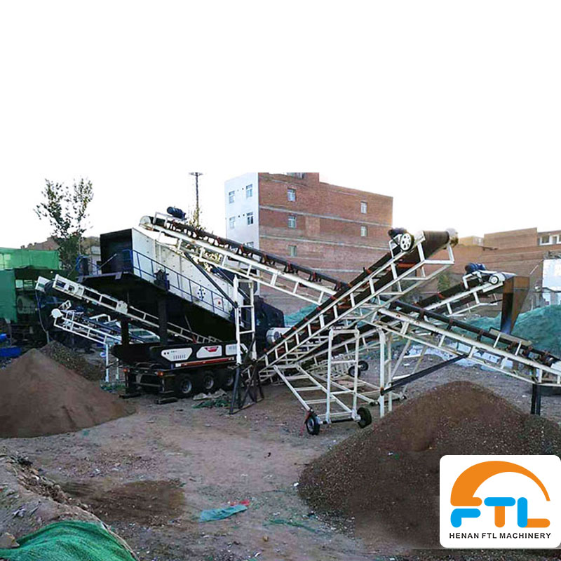 Mobile Construction Waste Crushing Production Line