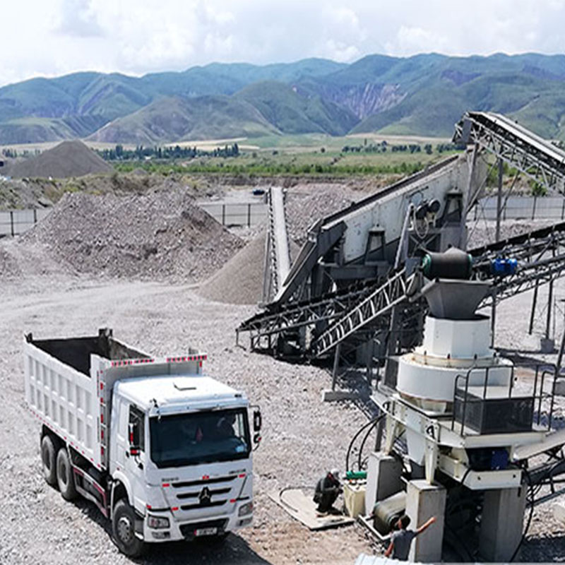 Rock sand making production line